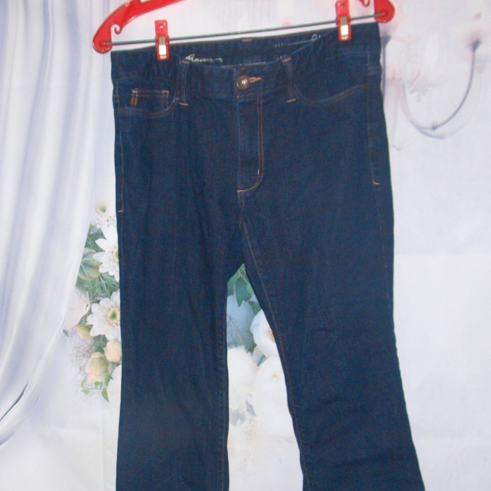 Eddie Bauer Classic Jeans Barely Boot Cut Size 6S